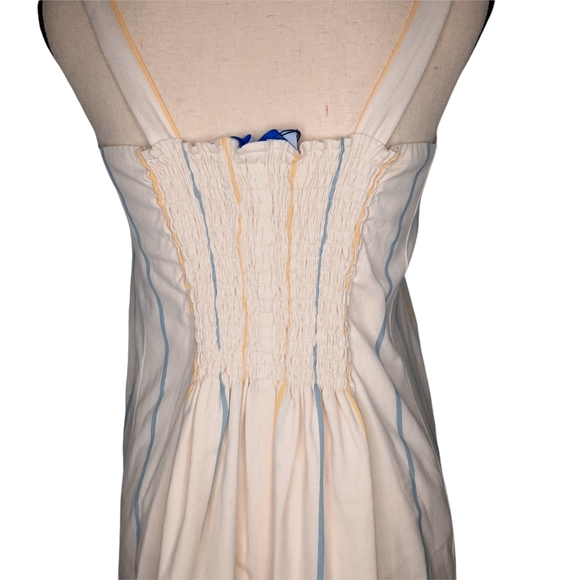 NWT American Rhino Striped Button Summer Dress Large - Picture 7 of 7